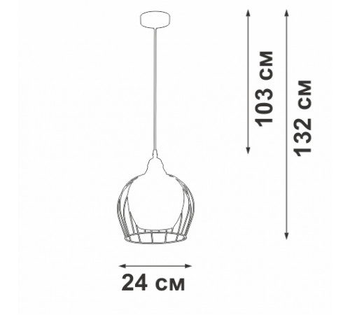Подвесной светильник Vitaluce V2859-1/1S Подвесной светильник Vitaluce V2859-1/1S