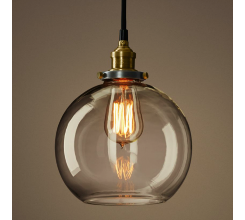 Подвесной светильник ImperiumLoft Loft Clear Glass Sphere Cloche 191634-22