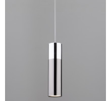 Подвесной светильник Eurosvet Double Topper 50135/1 LED хром/черный жемчуг