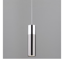 Подвесной светильник Eurosvet Double Topper 50135/1 LED хром/черный жемчуг