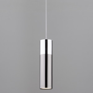 Подвесной светильник Eurosvet Double Topper 50135/1 LED хром/черный жемчуг