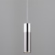 Подвесной светильник Eurosvet Double Topper 50135/1 LED хром/черный жемчуг