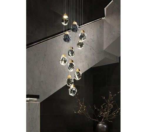 Подвесной светильник Delight Collection Crystal rock MD-020B-11 gold Подвесной светильник Delight Collection Crystal rock MD-020B-11 gold