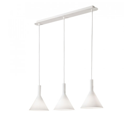 Подвесной светильник Ideal Lux Cocktail SP3 Bianco 074245 Подвесной светильник Ideal Lux Cocktail SP3 Bianco 074245