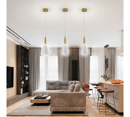 Подвесной светильник Natali Kovaltseva Triangle LED LAMPS 81117/1C Подвесной светильник Natali Kovaltseva Triangle LED LAMPS 81117/1C