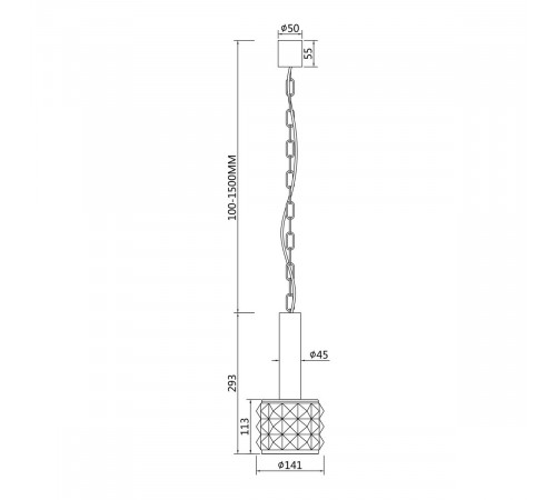 Подвесной светильник Maytoni Rock Me MOD027PL-01N Подвесной светильник Maytoni Rock Me MOD027PL-01N