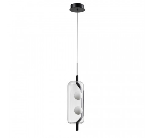 Подвесной светильник Arte Lamp Geneva A2341SP-2BK Подвесной светильник Arte Lamp Geneva A2341SP-2BK