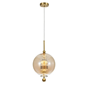 Подвесной светильник Indigo Illusione 11055/1P Amber V000188L