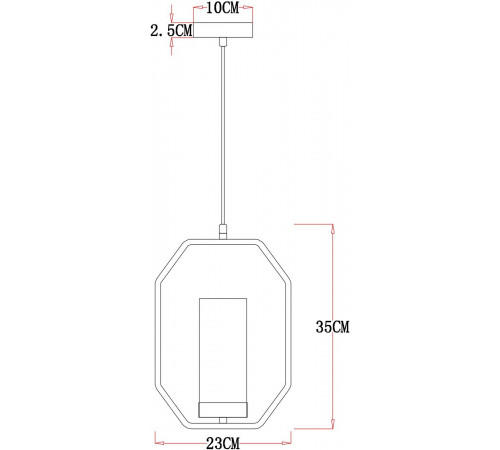 Подвесной светильник Arte Lamp Celaeno A7004SP-1BK