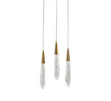 Подвесной светильник Delight Collection OD2438-3 gold/clear