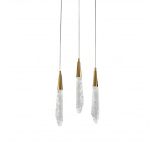 Подвесной светильник Delight Collection OD2438-3 gold/clear