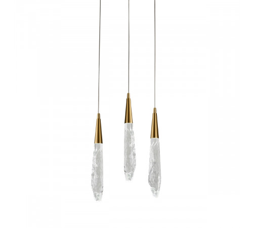 Подвесной светильник Delight Collection OD2438-3 gold/clear Подвесной светильник Delight Collection OD2438-3 gold/clear