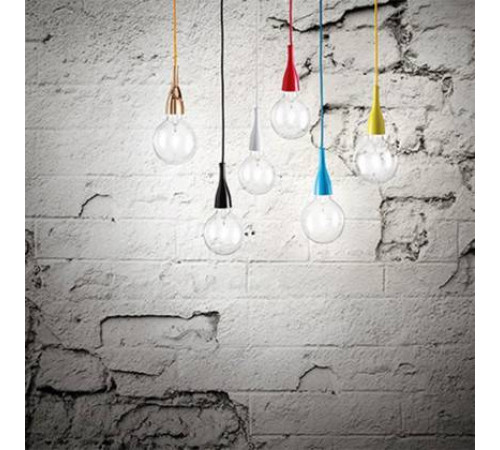 Подвесной светильник Ideal Lux Minimal SP1 Azzurro 063614 Подвесной светильник Ideal Lux Minimal SP1 Azzurro 063614