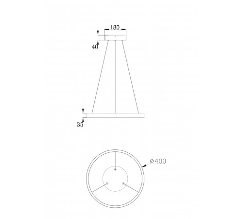 Подвесной светильник Maytoni Rim MOD058PL-L22W4K