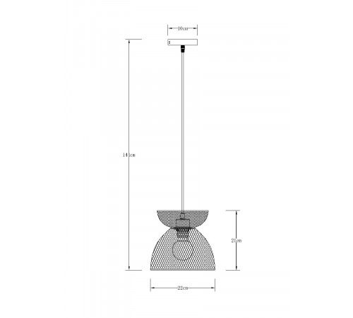 Подвесной светильник Arte Lamp Castello A7065SP-1BK Подвесной светильник Arte Lamp Castello A7065SP-1BK