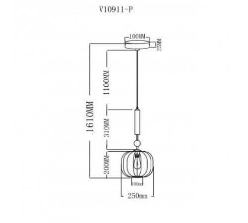 Подвесной светильник Moderli Creamy V10911-P Подвесной светильник Moderli Creamy V10911-P