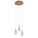 Подвесной светильник Delight Collection OD2439-3 gold/clear