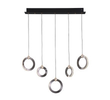Подвесной светильник Lumien Hall Livin LH8028/5P-BK-PBK-SGD