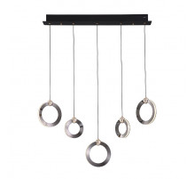 Подвесной светильник Lumien Hall Livin LH8028/5P-BK-PBK-SGD