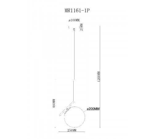 Подвесной светильник MyFar Pierre MR1161-1P Подвесной светильник MyFar Pierre MR1161-1P