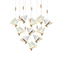 Подвесной светильник Delight Collection Butterfly OM8201008-11 rose gold