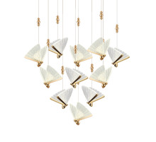 Подвесной светильник Delight Collection Butterfly OM8201008-11 rose gold