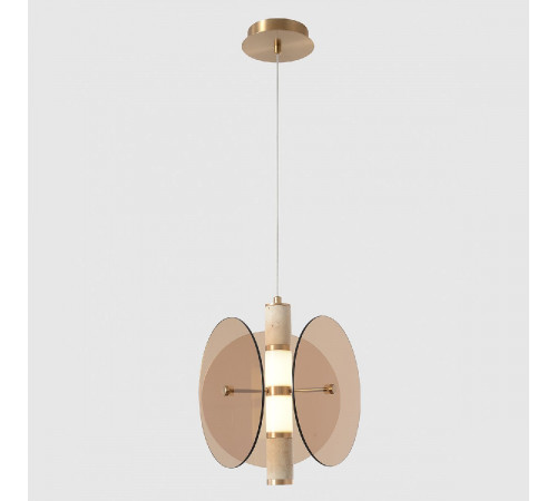 Подвесной светильник Crystal Lux AMARILLO SP12W LED BRASS Подвесной светильник Crystal Lux AMARILLO SP12W LED BRASS