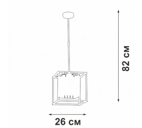 Подвесной светильник Vitaluce V5402-1/1PL Подвесной светильник Vitaluce V5402-1/1PL