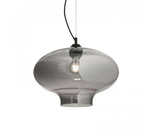 Подвесной светильник Ideal Lux Bistro SP1 Round Fume 120904 Подвесной светильник Ideal Lux Bistro SP1 Round Fume 120904