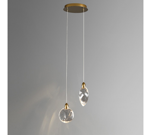 Подвесной светильник Delight Collection Colvin MT9176-2H titanium gold Подвесной светильник Delight Collection Colvin MT9176-2H titanium gold