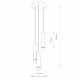 Подвесной светильник Nowodvorski Baton 7856