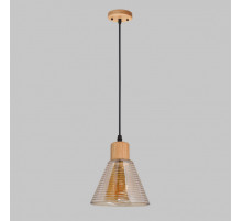 Подвесной светильник IMEX MD.5870-1-P-WOOD+BK