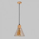 Подвесной светильник IMEX MD.5870-1-P-WOOD+BK