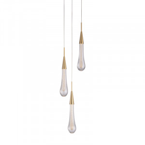 Подвесной светильник Delight Collection Pour MD2060-3A br.brass