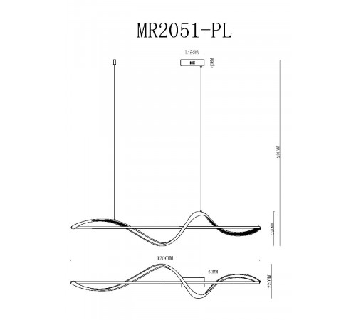 Подвесной светильник MyFar Marry MR2051-PL Подвесной светильник MyFar Marry MR2051-PL