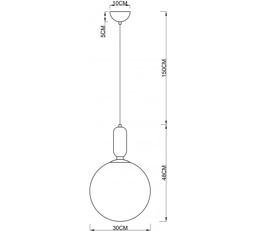 Подвесной светильник Arte Lamp Bolla-Sola A3330SP-1PB Подвесной светильник Arte Lamp Bolla-Sola A3330SP-1PB