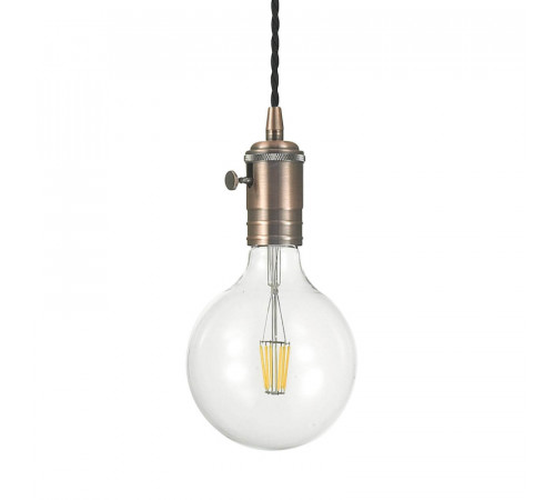 Подвесной светильник Ideal Lux Doc SP1 Rame Antico 163123 Подвесной светильник Ideal Lux Doc SP1 Rame Antico 163123