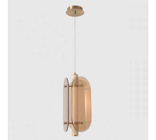 Подвесной светильник Crystal Lux AMARILLO SP18W LED BRASS Подвесной светильник Crystal Lux AMARILLO SP18W LED BRASS