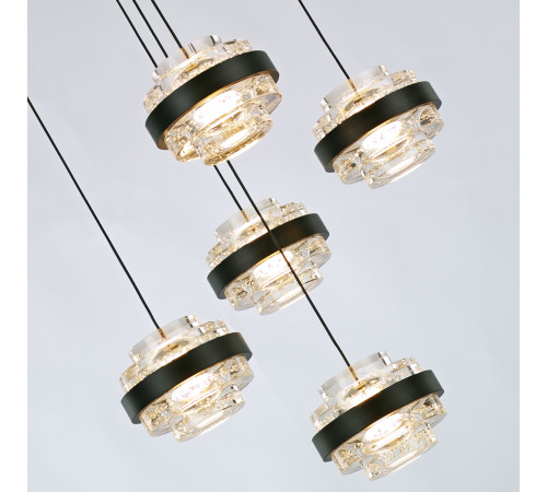 Подвесной светильник Delight Collection MD22030002 MD22030002-5A black/clear Подвесной светильник Delight Collection MD22030002 MD22030002-5A black/clear