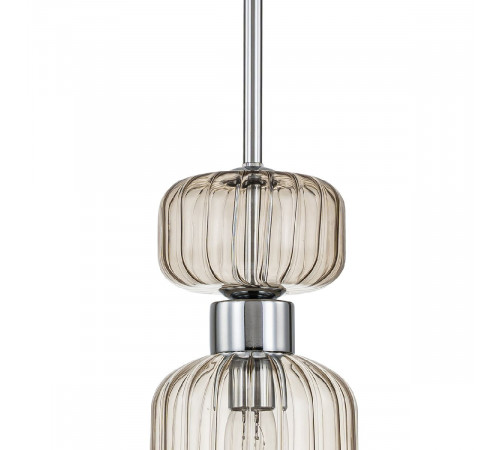 Подвесной светильник Escada Gloss 1141/1S Chrome/Beige Подвесной светильник Escada Gloss 1141/1S Chrome/Beige