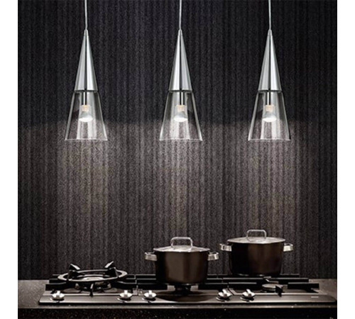 Подвесной светильник Ideal Lux Cono SP1 Cromo 017440 Подвесной светильник Ideal Lux Cono SP1 Cromo 017440