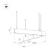 Подвесной светильник Arlight ALT-LINEAIR-ANGLE-60-FLAT-UPDOWN-DIM-1290x1115-85W Warm3000 040637