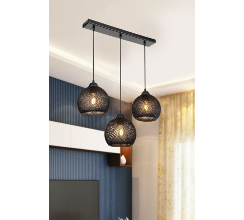 Подвесной светильник Toplight Lizbeth TL1612L-03BK Подвесной светильник Toplight Lizbeth TL1612L-03BK
