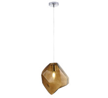 Подвесной светильник Crystal Lux NUESTRO SP1 CHROME/BROWN