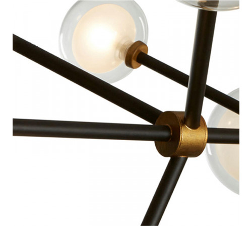 Подвесной светильник Delight Collection Nabila 10101P/10 black/gold Подвесной светильник Delight Collection Nabila 10101P/10 black/gold
