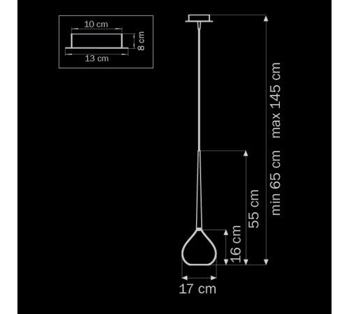 Подвесной светильник Lightstar Forma 808110