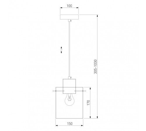 Подвесной светильник Eurosvet Trim 50227/1 дымчатый