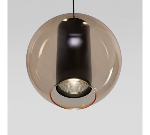 Подвесной светильник Eurosvet Cobble 50258/3 LED дымчатый/ бежевый/ шоколад a064554