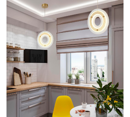 Подвесной светильник Crystal Lux DIEGO SP25W LED BRASS Подвесной светильник Crystal Lux DIEGO SP25W LED BRASS