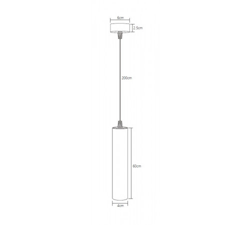 Подвесной светодиодный светильник Fiberli Tube460BW 12110201 Подвесной светодиодный светильник Fiberli Tube460BW 12110201